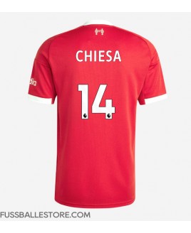 Günstige Liverpool Federico Chiesa #14 Heimtrikot 2025-26 Kurzarm